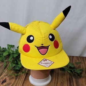 Bioworld. Pokemon. Pikachu Snapback Hat. Like New